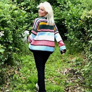 EZ Breezy laidback cardi - Crochet Pattern English USA