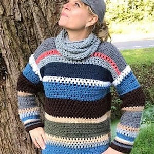 EZ Breezy laidback sweater PATTERN-Engish USA