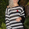 Cat in Stitches Sweater - Crochet Pattern English USA
