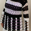 B & W Tunic Crochet Pattern English USA