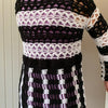 B & W Tunic Crochet Pattern English USA
