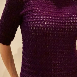 Wrapped in Chains Sweater - Crochet Pattern English USA