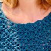 Hugged by V's and Bobbles Sweater - Crochet  pattern English USA
