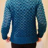 Hugged by V's and Bobbles Sweater - Crochet  pattern English USA