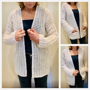 Wrapped  In Tiny Chains Cardigan - Pattern English USA