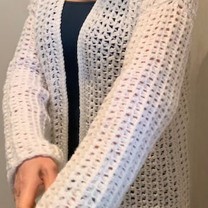 Wrapped  In Tiny Chains Cardigan - Pattern English USA