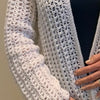 Wrapped  In Tiny Chains Cardigan - Pattern English USA