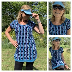 Simple Summer Tunic - Crochet Pattern English USA