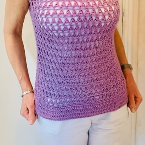 Egyptian Summer Top - Crochet Pattern English USA