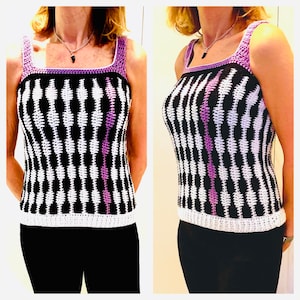 Happy Vibrations TOP - Crochet Pattern English USA