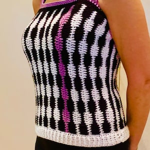Happy Vibrations TOP - Crochet Pattern English USA