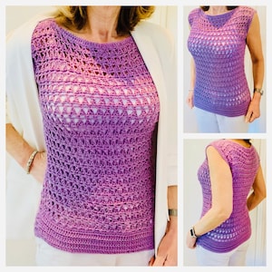 Egyptian Summer Top - Crochet Pattern English USA