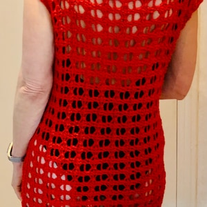Cabana Swimsuit Cover Up Crochet Pattern English USA