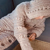 Cozy Couch Cardigan crochet PATTERN English USA