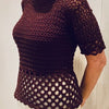 Ciao Bella Top Crochet PATTERN- English USA