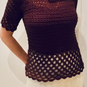 Ciao Bella Top Crochet PATTERN- English USA
