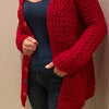 Awesome American Cardigan, Crochet PATTERN - English USA - digital download