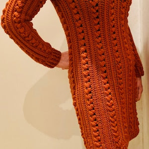 Darling Danish Dress & Sweater - Crochet Pattern English USA