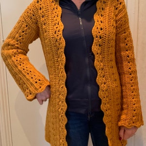 Dare 2 B different Cardigan - Crochet PATTERN English USA