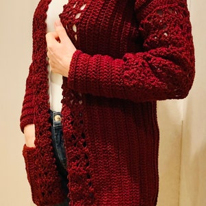 Simple Stunning Cardigan - English Pattern USA