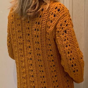 Dare 2 B different Cardigan - Crochet PATTERN English USA