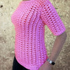 Spring Bubbles sweater Crochet pattern English USA