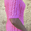 Spring Bubbles sweater Crochet pattern English USA