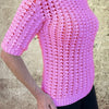 Spring Bubbles sweater Crochet pattern English USA