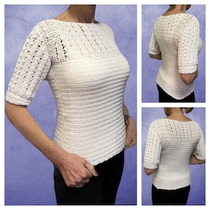 Sweet Little Sweater - crochet Pattern English USA