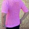 Spring Bubbles sweater Crochet pattern English USA