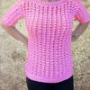 Spring Bubbles sweater Crochet pattern English USA