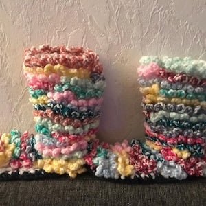 Happy Scrappy Boots - Crochet PATTERN English USA