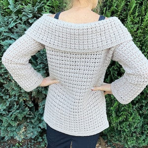 Cozy Up Crochet sweater Crochet pattern English USA