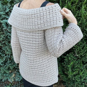 Cozy Up Crochet sweater Crochet pattern English USA