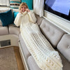 Cozy Couch Sweater, Crochet PATTERN English US Terms