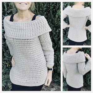 Cozy Up Crochet sweater Crochet pattern English USA