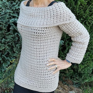 Cozy Up Crochet sweater Crochet pattern English USA