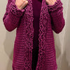 Curly Wurly Cardigan - Crochet Pattern English USA