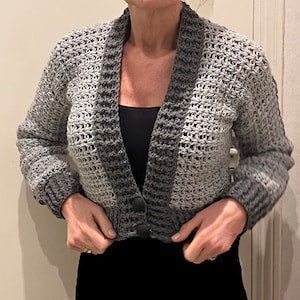 P.O.C. Cardi-Piece of Cake Cardigan - Crochet Pattern-English USA