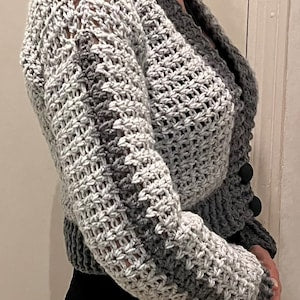 P.O.C. Cardi-Piece of Cake Cardigan - Crochet Pattern-English USA