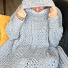 Snuggly Sofa Sweater - Crochet pattern English USA