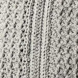 Snuggly Sofa Sweater - Crochet pattern English USA