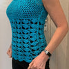 Fancy Fans Easy Summer Top - Crochet Pattern English USA