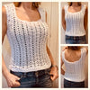 Hip and Hot Summer Top - Crochet Pattern English USA
