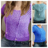 EZ Breezy Summer Hoodie -Crochet Pattern English USA