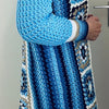 Long Square Affair Cardigan - Crochet Pattern English USA