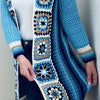 Long Square Affair Cardigan - Crochet Pattern English USA