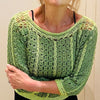 EVERGREEN Sweater-Crochet PATTERN-English USA