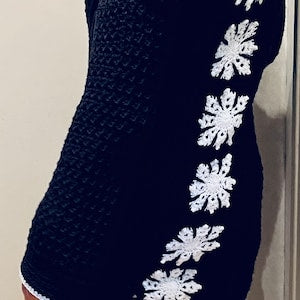 Snowflake Cardigan - Crochet Pattern English USA