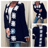 Snowflake Cardigan - Crochet Pattern English USA